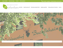 Tablet Screenshot of hotelbuchenhain.de